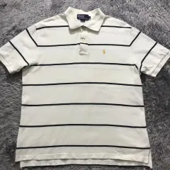 L @ ポロ ( POLO ） Ralph Lauren(ラルフローレン) ストライプ 半袖Tシャツ