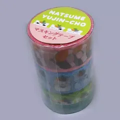 【中古】シール・ステッカー(キャラクター) トリプルニャンコ先生 マスキングテープセットB(3個組) 「劇場版 夏目友人帳 ～うつせみに結ぶ～」 劇場グッズ