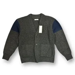 matsufuji ニットカーディガン Striped Quilt Jacquard Cardigan — MATSUFUJI