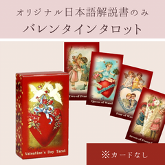 バレンタインデータロットカード　オリジナル解説書のみカードなし