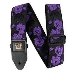ERNIE BALL 5359 ギターストラップ JACQUARD STRAP LAVENDER ROSE ジャカード・ストラップ ラベンダー・ローズ(0749699117445)