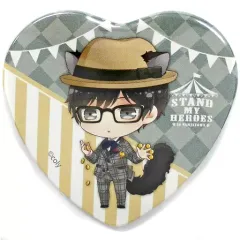 【中古】バッジ・ピンズ(キャラクター) 瀬尾鳴海 「スタンドマイヒーローズ in ナンジャタウン ～キケンにゃ潜入!?＆ごほうびデート～ ハート缶バッジ Bグループ」