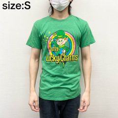 DELTA PRO WEIGHT Tシャツ lucky charms プリント 半袖 S グリーン