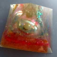 オルゴナイト 八面体 オクタヒドロン　ディープアクア オルゴナイト 八面体 オクタヒドロン ディープアクア - メルカリ