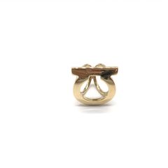 Salvatore Ferragamo サルヴァトーレ フェラガモ スカーフリング ガンチーニ ゴールド 金具 レディース メンズ 美品