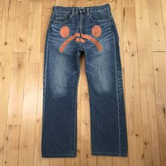 Milo Face Denim Pants Sサイズ a bathing ape BAPE マイロ デニム パンツ エイプ ベイプ アベイシングエイプ jeans NIGO