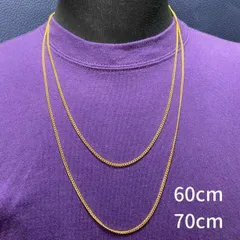 【60cm・70cm】喜平 メンズ ゴールド チェーンネックレス 2つセット