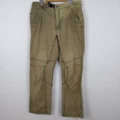 MOUNTAIN HARDWEAR マウンテンハードウェア クライミングパンツ ダブルニー アースカラー カーキ 32サイズ メンズ 古着 ワーク系