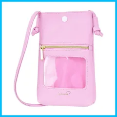 【人気商品】[ピーセグ] ショルダーバッグ ミニバッグ 斜めがけ スマホポーチ ショルダーポーチ グッズ 推し活 ヲタ活 クリア窓付きミニショルダー act0007