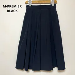 M-PREMIER BLACK エムプルミエ フレアスカート 36 ネイビーのサムネイル