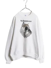 【お得なクーポン配布中!】 80s USA製 ドッグ アート イラスト プリント スウェット メンズ レディース XL 80年代 ヴィンテージ アニマル 大きいサイズ トレーナー 犬