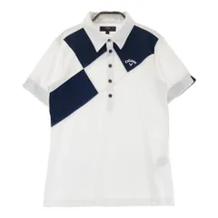 サイズ：L CALLAWAY キャロウェイ  半袖ポロシャツ  ホワイト系 [240101446617] ゴルフウェア レディース ストスト