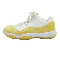 NIKE AIR JORDAN ナイキ ジョーダン AH7860-107 Women's Air Jordan 11 Retro Low Yellow Snake Skin AJ11 ウィメンズ エアジョーダン ロー スニーカー 24cm【中古】