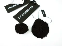未使用　Ann Demeulemeeter ロゼット　ブローチ コサージュ 黒 未使用 Ann Demeulemeeter ロゼット ブローチ コサージュ 黒