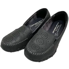 【極美品】スケッチャーズ (24.5) スリッポン スニーカー フラットシューズ パンプス ウォーキングシューズ 希少デザイン