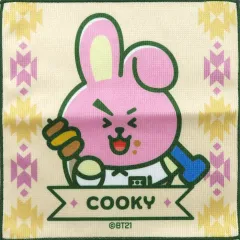 【中古】雑貨 COOKY(ジョングク) ミニタオル 「『BT21カフェ』 ～Relaxing Holiday～」