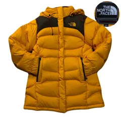 THENORTHFACE ノースフェイス  DownJacket ダウンジャケット Hoodie パーカー Hyvent ハイベント Embroidery 両面刺繍ロゴ 800フィル Nylon ナイロン Duck ダック Yellow イエロー M