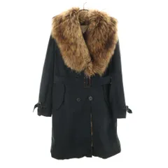 ビューティーアンドユースユナイテッドアローズ トレンチコート S ブラック BEAUTY&YOUTH UNITED ARROWS ファー レディース