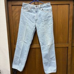 リーバイス　ウォッシュデニム　アイスブルー　古着　人気