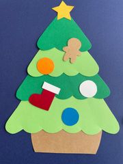 制作キット　クリスマス　クリスマスツリー　8セット