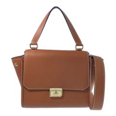 BALLY バリー BREEZE SM・レザー ゴールド金具 2WAYハンドバッグ ショルダーバッグ/ブラウン【オールシーズン】【♀】【A】【レディース】★■556930【中古】