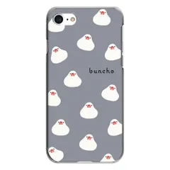 iPhone16e 他 スマホケース 白文鳥 いっぱい お餅グレー★ iPhone Android ほぼ全機種対応可能 ★ ハードケース クリア5r