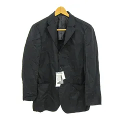 ユニクロ テーラードジャケット アウター プレミアムリネン 未使用品 メンズ Mサイズ 黒 UNIQLO