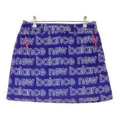 サイズ：2 NEW BALANCE ニューバランス  スカート ロゴ 総柄 パープル系 [240101250341]# ゴルフウェア レディース ストスト