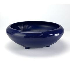 プラ鉢 8号 鉄鉢 青 幅24.9cm×高さ7.9cm 