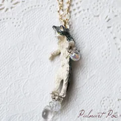 4F パルナートポック [送料無料] 丸洗い ネックレス ハチワレ ペンダント 正規取扱店 ねこ ネコ 猫 アクセサリー雑貨 小物