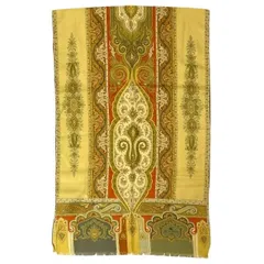 ETRO エトロ スカーフ ショール アクセサリー 小物 総柄 ペイズリー柄 シルク ウール マルチカラ―