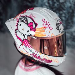 AVA ハローキティ ジェットヘルメット子供〜大人用レディース