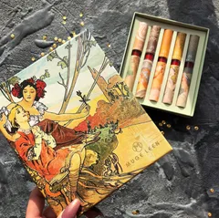 限定価格 口紅 リップ セット 5本 中国コスメ 韓国 グロス プレゼント