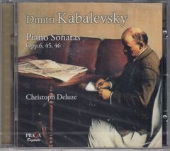 [SACD(Hybrid)/Praga]ドミートリー・カバレフスキー(1904-1987):ピアノ・ソナタ第1番ヘ長調Op.6&ピアノ・ソナタ第2番変ホ短調Op.45&ピアノ・ソナタ第3番ヘ長調Op.46/クリストフ・ドルゼ(p)