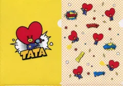 【中古】クリアファイル(男性アイドル) TATA (ブイ) クリアファイルセットpt.2(2枚組) 「BT21カフェ(2019)」