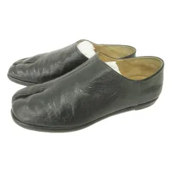 メゾンマルジェラ 22 Maison Margiela 22 22ss 足袋シューズ タビ 靴 本革 ラムレザー 無地 イタリア製 S57WR0051 40 27cm 黒 ブラックのサムネイル