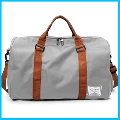 【早発】M スポーツバッグ ボストンバッグ ジムバック 旅行バッグ 最新改良タイプ 3 シューズ収納 大容量 メンズ レディース ユニセックス 乾湿分離 ウトド 機内持込 グレー 060