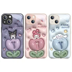 【新着商品】ソフト 薄型 携帯保護カバー ケース ケース iphone15 サンリオ 軽量 耐衝撃 指紋防止 すり傷防止 強化ガラス 全機種対応 用 15 iphone スマホケース クロミ 用 iPhone15 [GREDINO]