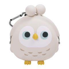 ピージーデザイン PG-36604 3D POCHI FRIENDS BIRD オウル ライトベージュ w8.3×h9.3×d5.4