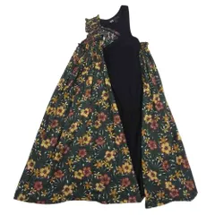 Yohji Yamamoto ヨウジヤマモト S89632 ノースリーブ フラワー ワンピース 花柄 マルチカラー系 2XS【中古】のサムネイル