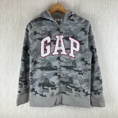 GAP ギャップ ジップパーカー STAR WARS スターウォーズ コラボ 迷彩 グレー 160サイズ キッズサイズ 古着 ストリート アメカジ