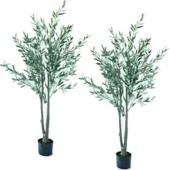 人工観葉植物 オリーブ ポット 180（2個入り）992650 庭木ポット 玄関、広い空間サイズ インテリア フェイクグリーン 造花 GARDEN PLANT （p11）