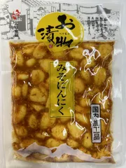 北杜食品 みそにんにく 200g × 3パック 常温 みそ漬のサムネイル