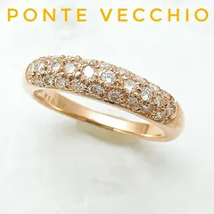 美品🌟Ponte Vecchio ダイヤモンド ピンクゴールド リング 約11号 Uのサムネイル