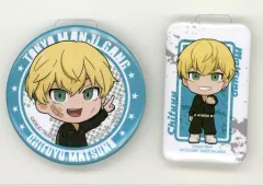 【中古】バッジ・ピンズ 松野千冬 缶バッジセット(2個組) 「タイトーくじ 東京リベンジャーズ 聖夜のぷち決戦」 F賞