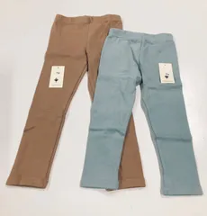 【新品】キッズコットンレギンス　２カラー　100~110