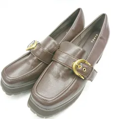 ◇ ⊇ RANDA ランダ 厚底ローファー サイズ表記なし ブラウン系 レディース E  【1411280015148】