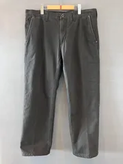 eddie bauer エディーバウアー SPECIALLY DYED ダックパンツ ワークパンツ 裏フリース チャコールグレー 灰 メンズ W36