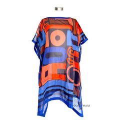 HERMES ビーチチュニック 綿100% carre taquin ランクAB
