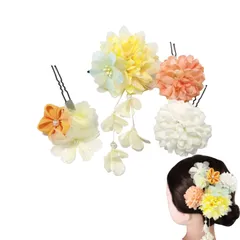 【数量限定】髪留め ドライフラワー 花 花火大会 お正月 謝恩会 ヘアアクセサリー パーティー 七五三 結婚式 成人式 和装 和装 卒業式 浴衣 髪飾り 和風